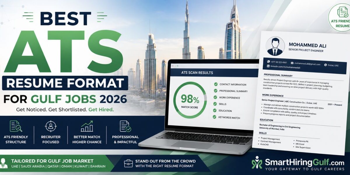 Best ATS Resume Format for Gulf Jobs 2026