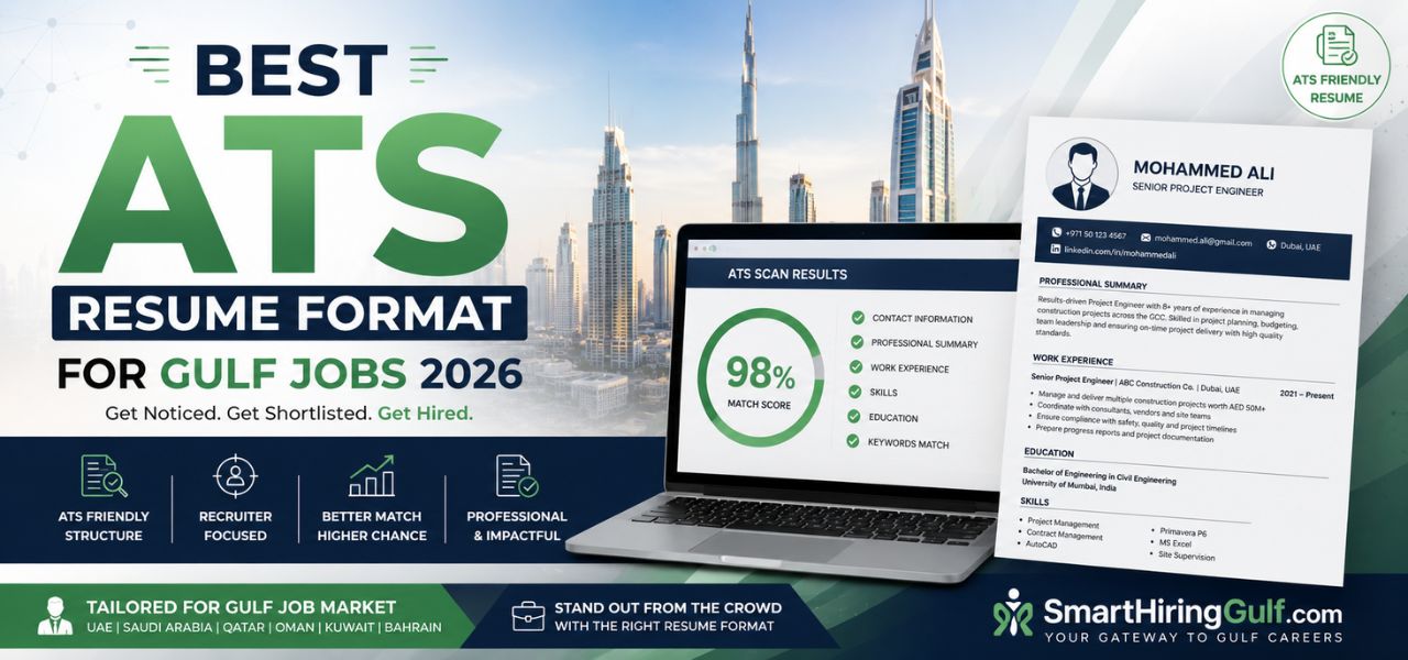 Best ATS Resume Format for Gulf Jobs 2026